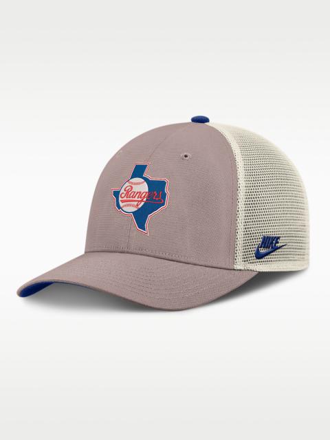 Nike Texas Rangers Cooperstown Rise Men's Nike MLB Adjustable Trucker Hat