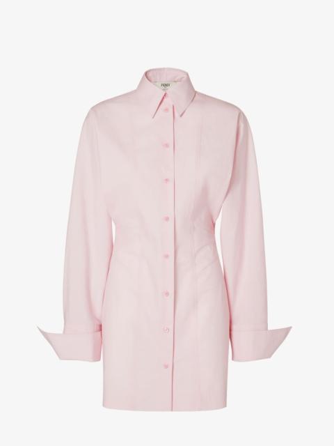 FENDI Dress Light pink cotton poplin dress