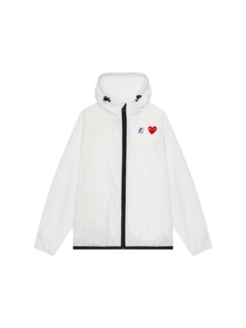 UNISEX K-WAY CAGOULE - WHITE