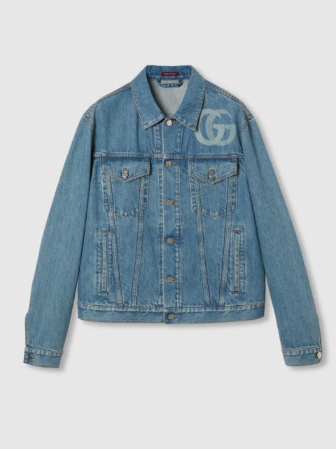GUCCI Lasered Double G denim jacket