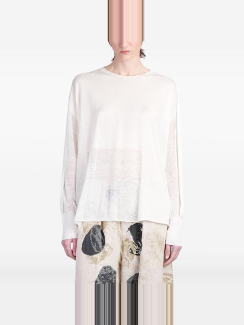 Y's round neck top