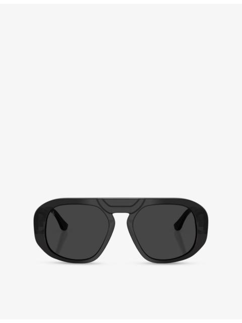 Ferrari FH2014U Pillow-Frame Acetate Sunglasses