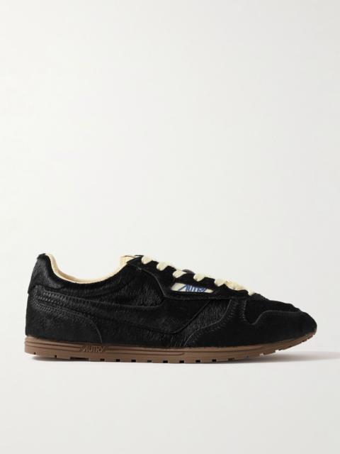 AUTRY Windspin Pony Hair Sneakers Black