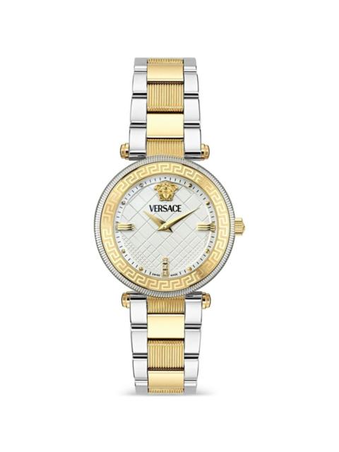 VERSACE Reve Greca-patterned 35mm watch