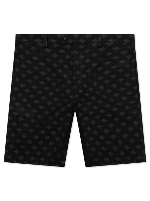 AMIRI MA QUAD JACQUARD SHORT - BLACK