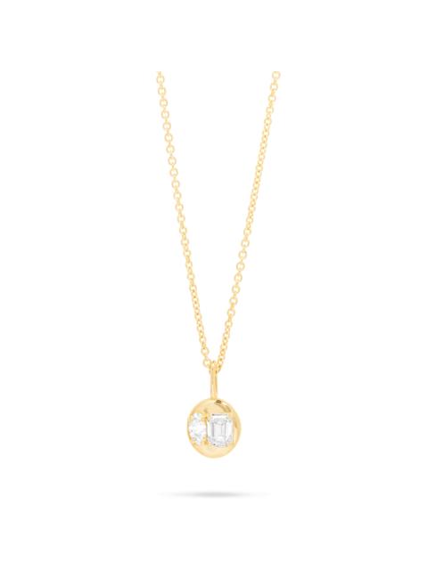 STONE AND STRAND LAB-Created Diamond Soiree Medallion Necklace
