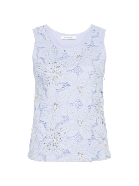 WALES BONNER Constellation bead-embellished top