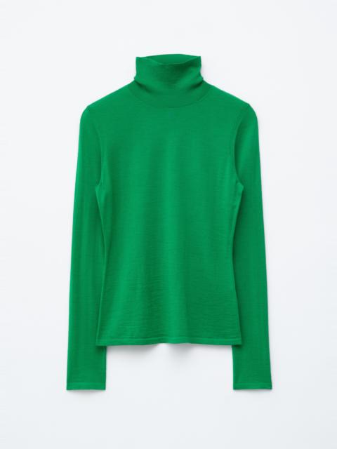 & Other Stories Merino Wool Polo Neck Top