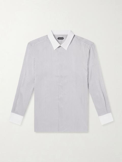 TOM FORD Striped Silk Shirt