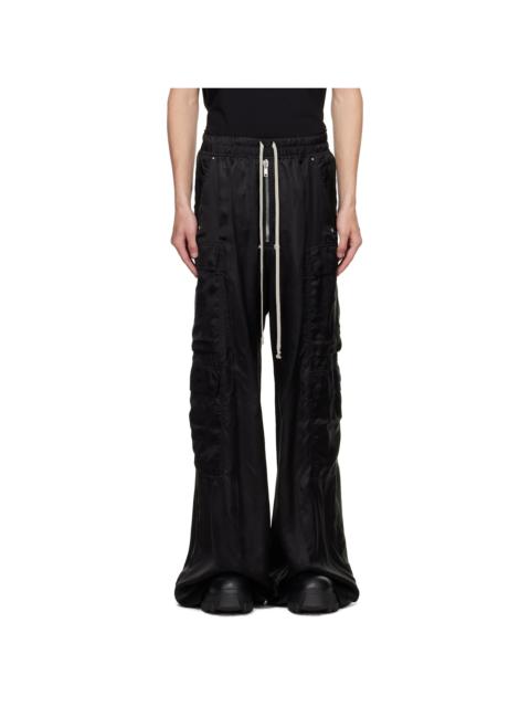Rick Owens Black Concordians Cargobelas Cargo Pants