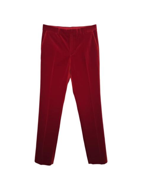 TOM FORD velvet-texture trousers