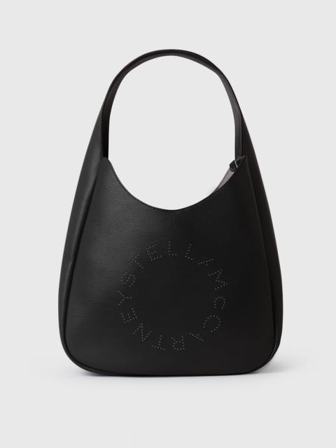 Stella McCartney Logo Studded Large Hobo Bag