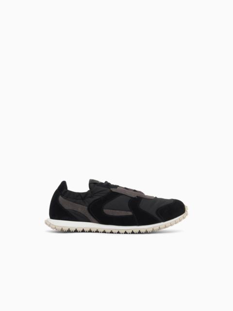 EMPORIO ARMANI SUEDE AND NYLON SNEAKERS HONG KONG CAPSULE COLLECTION