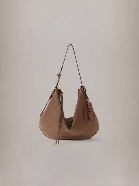 AMIRI WOMEN'S SUEDE BISCOTTO SHOULDER BAG