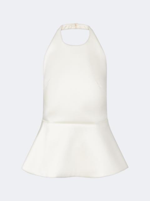RÓHE Bridal peplum halterneck top