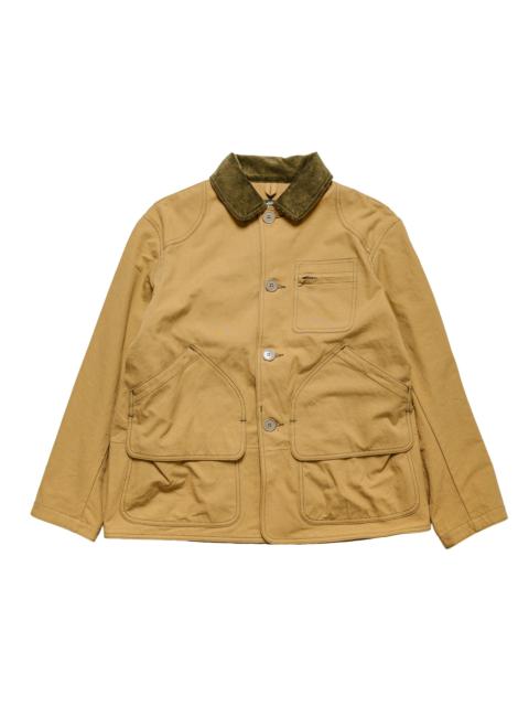 The Real McCoys MJ25123 Cotton Canvas Barn Coat Brown