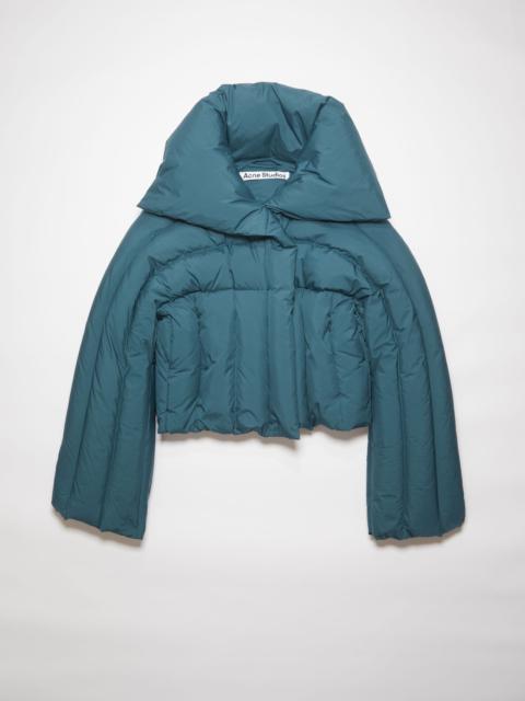 Puffer jacket - Petrol blue