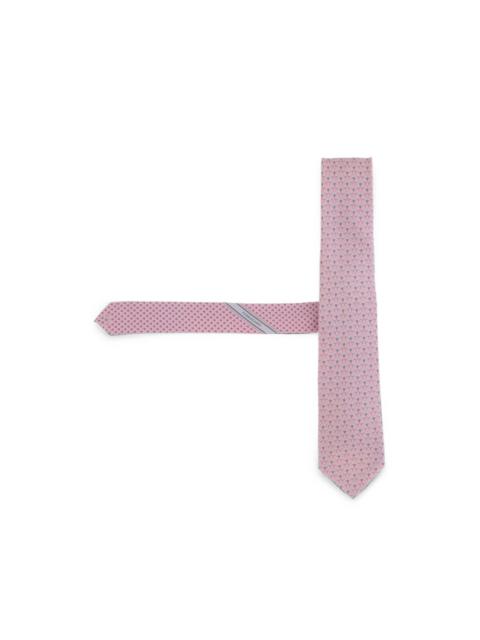 FERRAGAMO graphic-print silk tie