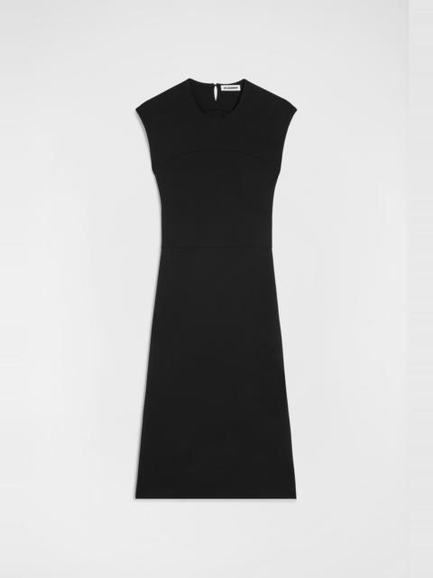 Jil Sander Lightweight Viscose Crew-Neck Dress