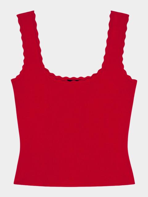 Rails Flore Scalloped Tank Top
