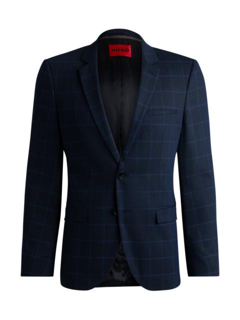 HUGO EXTRA-SLIM-FIT SUIT JACKET IN PERFORMANCE-STRETCH CLOTH