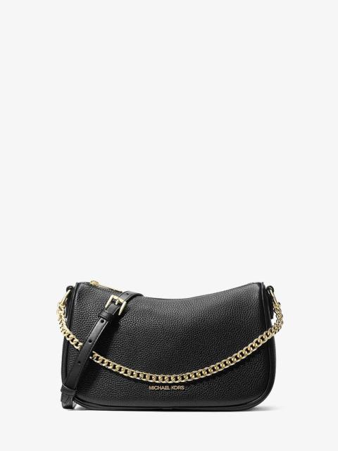 MICHAEL KORS Carmela Medium Pebbled Leather Convertible Crossbody Bag