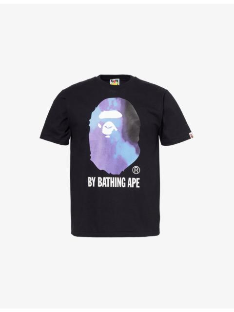 A BATHING APE® Tie-dye crew-neck regular-fit cotton-jersey T-shirt