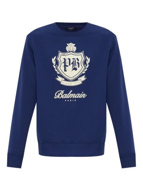 Balmain logo-print sweatshirt