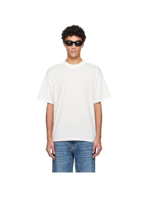 ESSENTIALS Off-White Holiday Embroidered Essential T-shirt
