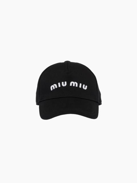 Miu Miu Drill baseball cap