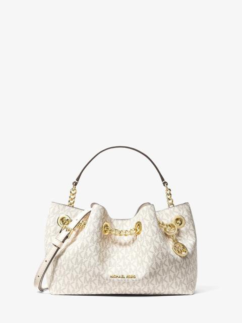 MICHAEL KORS Mina Small Signature Logo Crossbody Bag