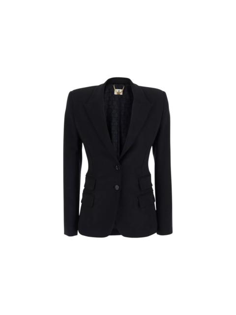 ELISABETTA FRANCHI Single-Breasted Tailored Blazer