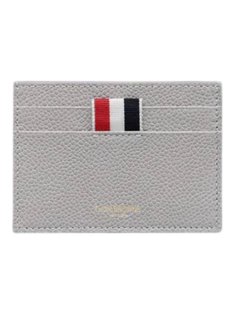 Thom Browne Pebble Grain 4-Bar Single Card Holder Men