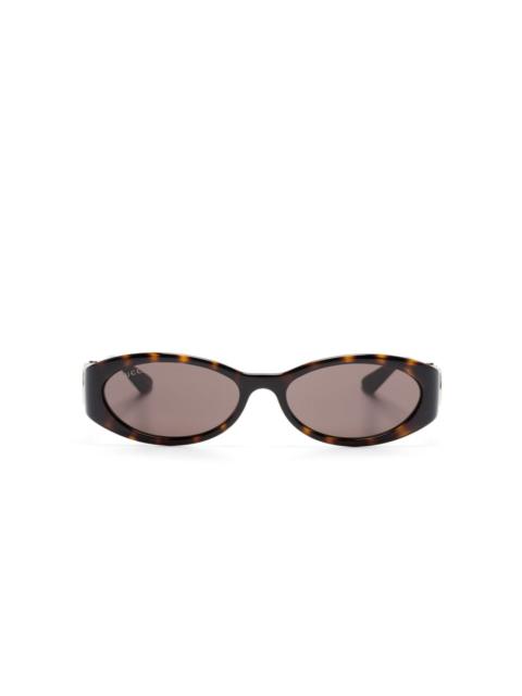 GUCCI oval-frame sunglasses