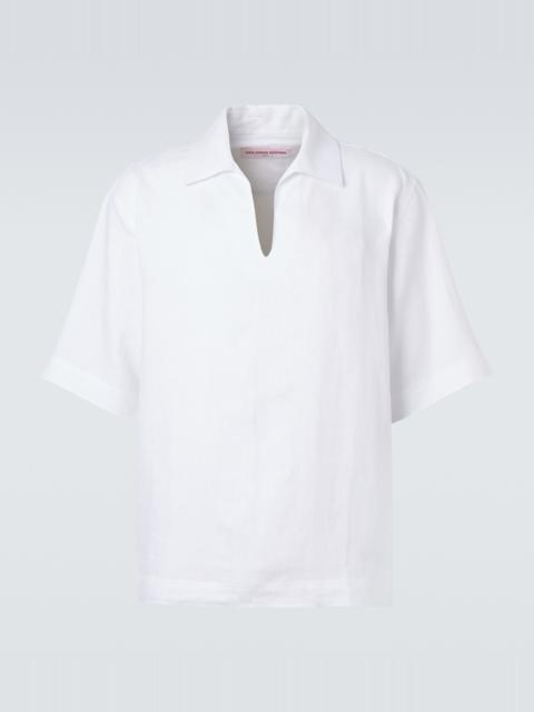 ORLEBAR BROWN Vincent linen shirt