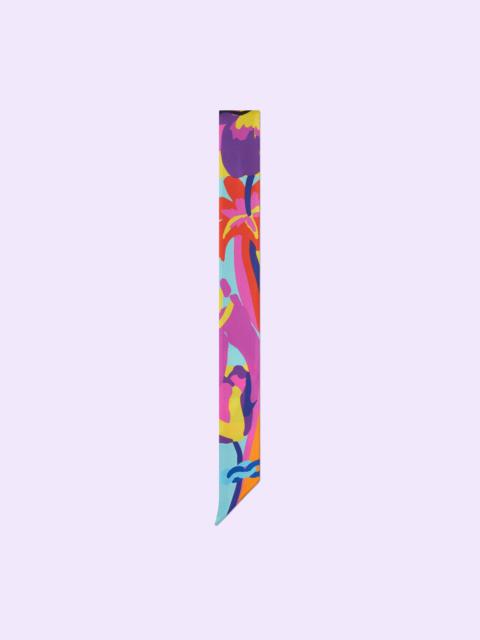 GUCCI Gucci pop print silk neck bow