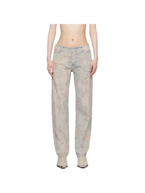 Diesel Blue 1988 D-Ark 007y5 Regular Jeans
