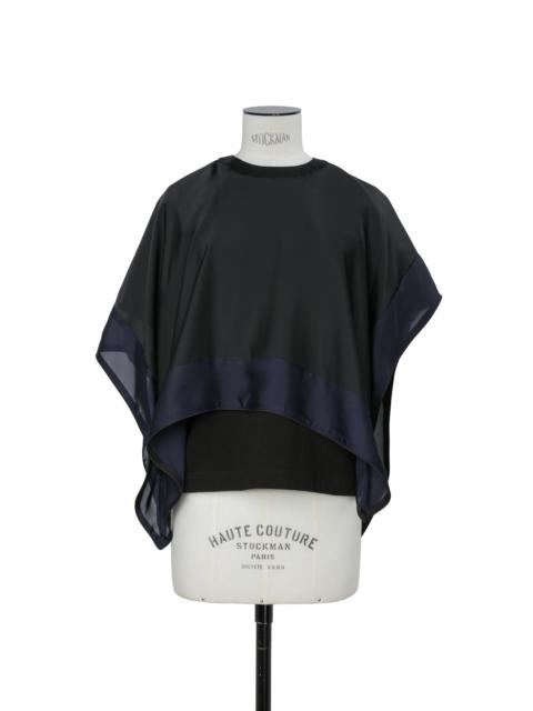 sacai Satin x Cotton Jersey T-Shirt