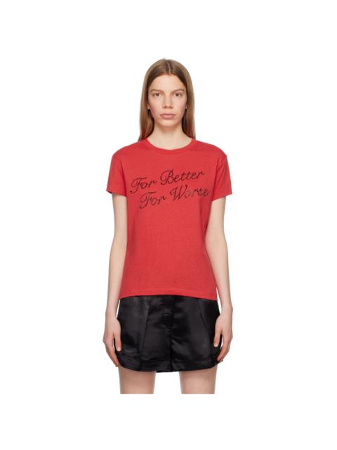 Red Rhinestone T-Shirt