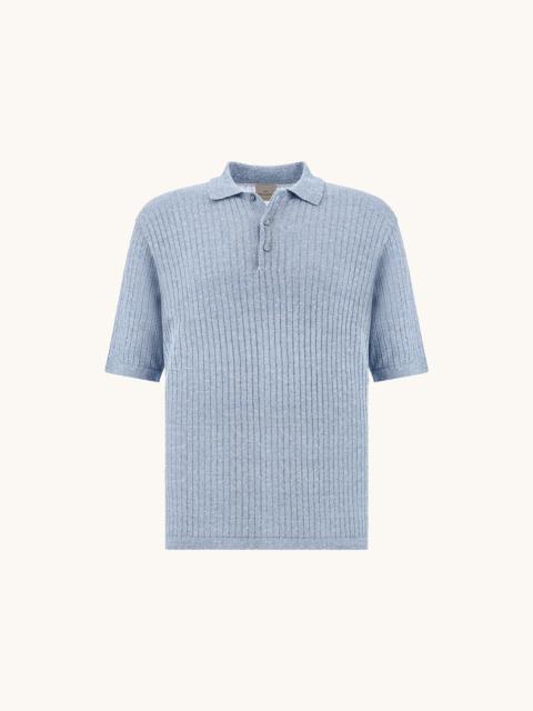 Paul & Shark POLO SHIRT IN LINEN AND COTTON URUKAI