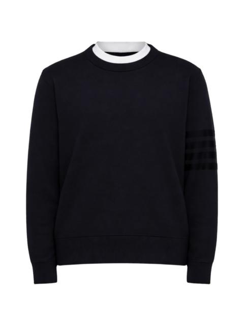 Thom Browne crew neck striped sweater