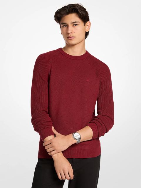 MICHAEL KORS Wool Blend Crewneck Sweater