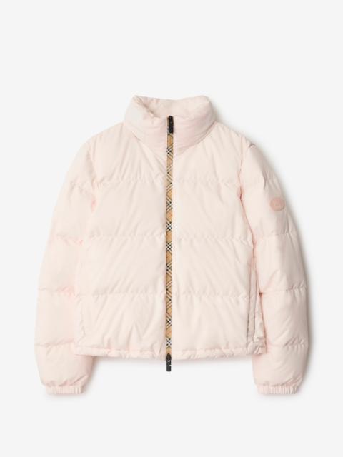 Burberry Check Trim Ambleside Puffer Jacket