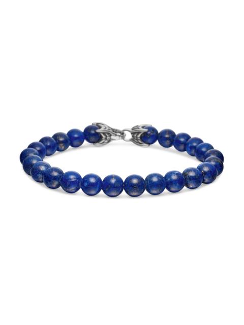 DAVID YURMAN Men's Spiritual Beads Bracelet in Sterling Silver - Lapis Lazuli