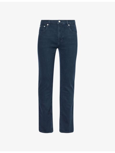 FRAME Modern Straight Slim-Fit Stretch-Denim Jeans