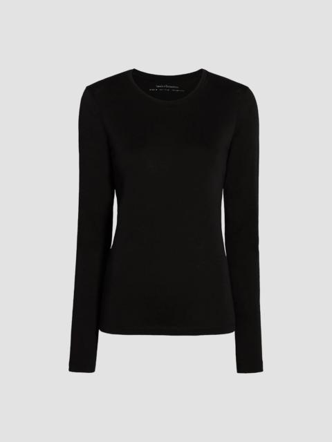 Another Tomorrow Women's Long Sleeve Tee - Black