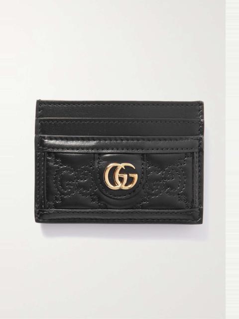 GUCCI Matelassé leather cardholder