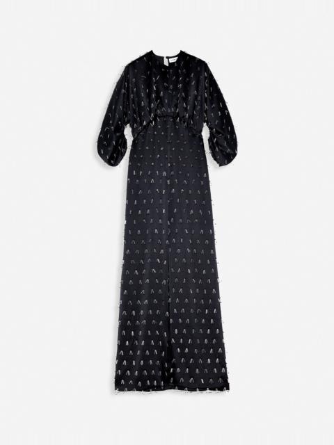 Lanvin LONG EMBROIDERED DRESS