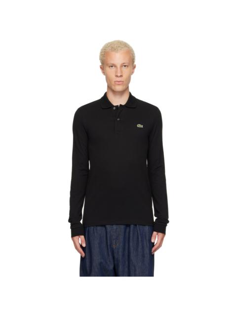 LACOSTE Black Classic Fit Long Sleeve L.12.12 Polo