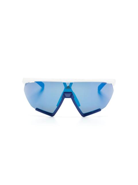 adidas geometric-frame sunglasses